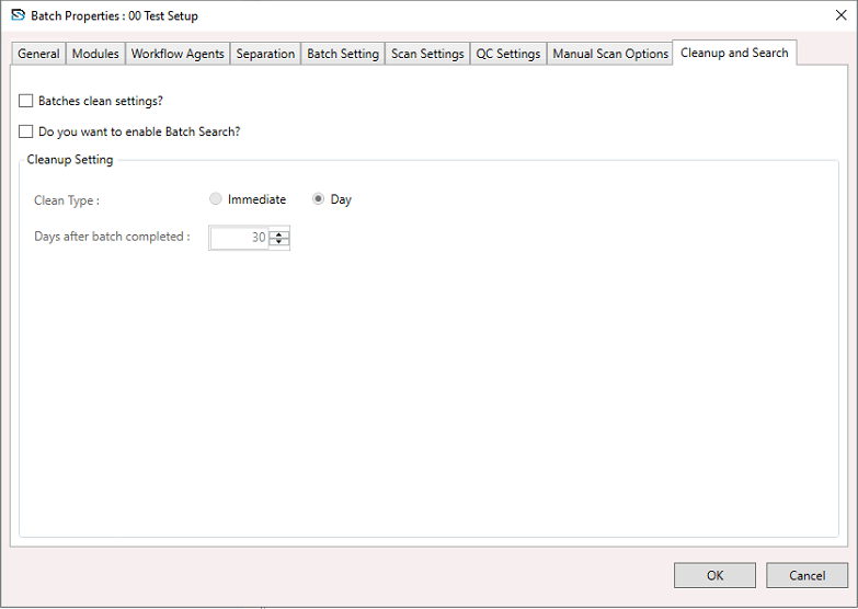 Batch Setup Cleanup & Search