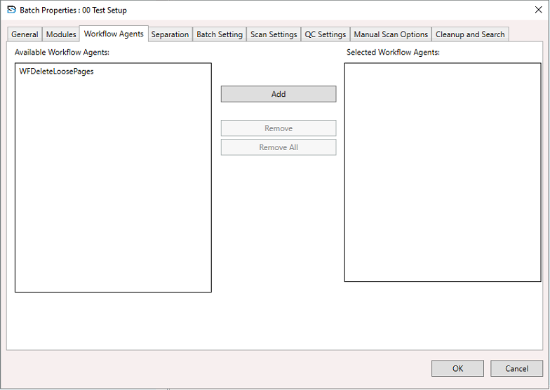 Batch Setup Workflow Agents