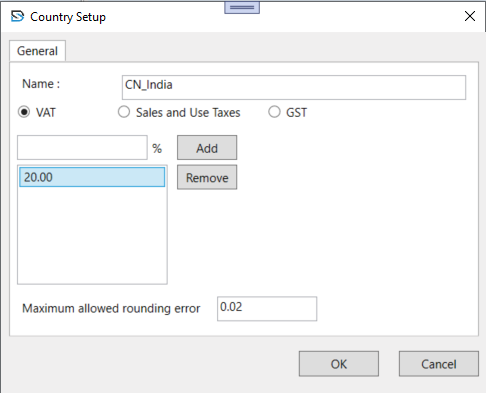 Country Setup Overview