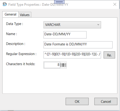Field Setup Properties