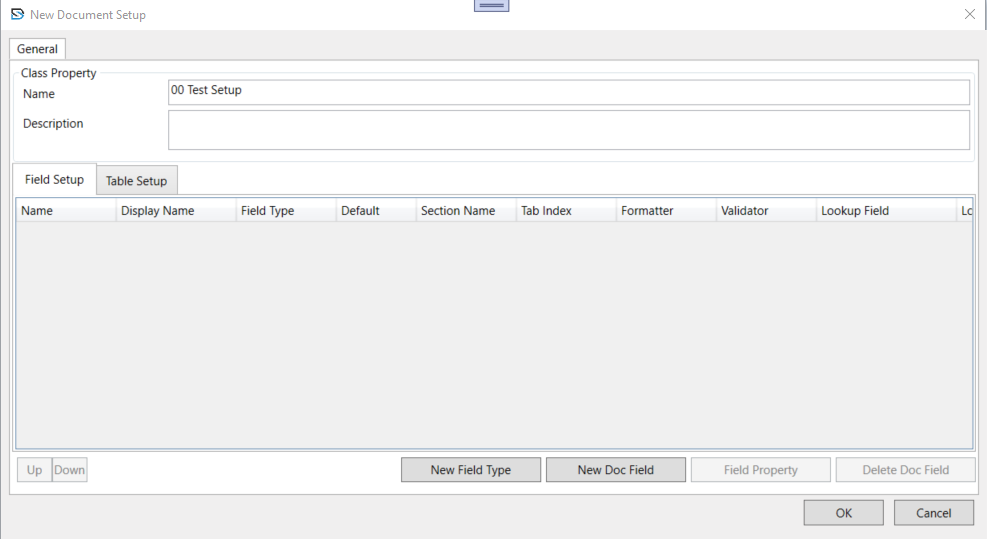 Document Setup Overview