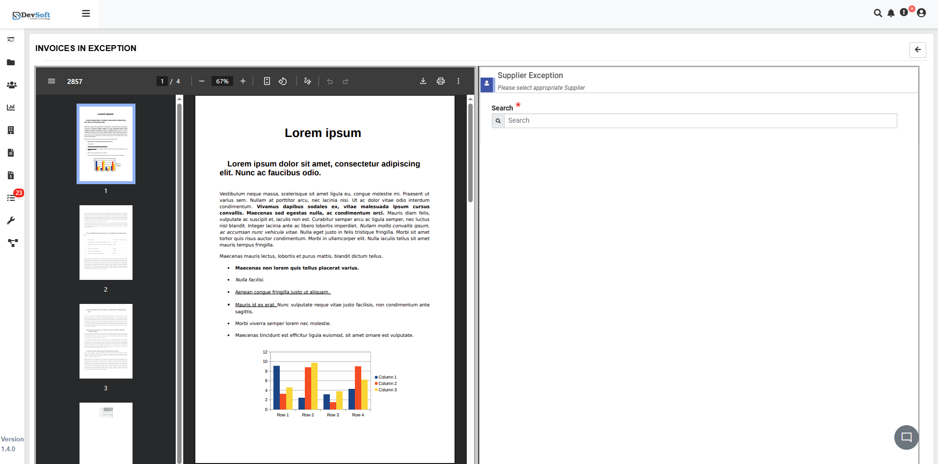 DocView Web Doctype List