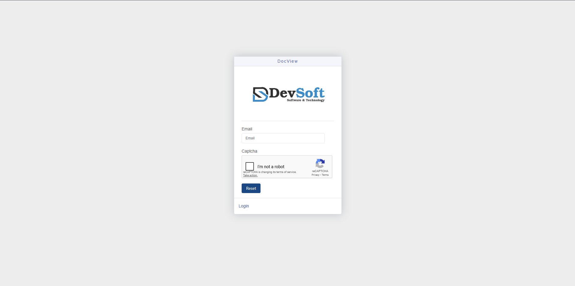 Forgotten Account Panel
