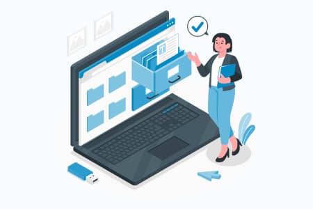 Web-based document search and organization in DocView